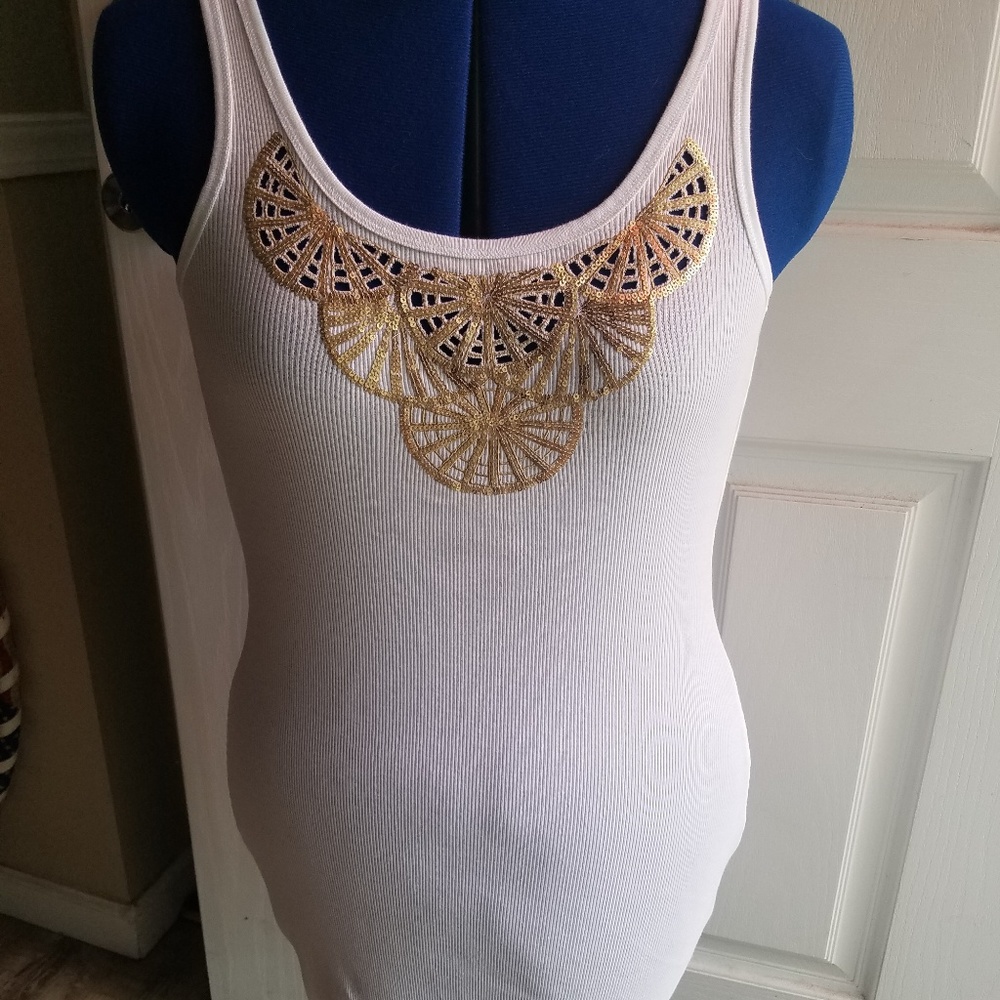 Moda International White Tank dress